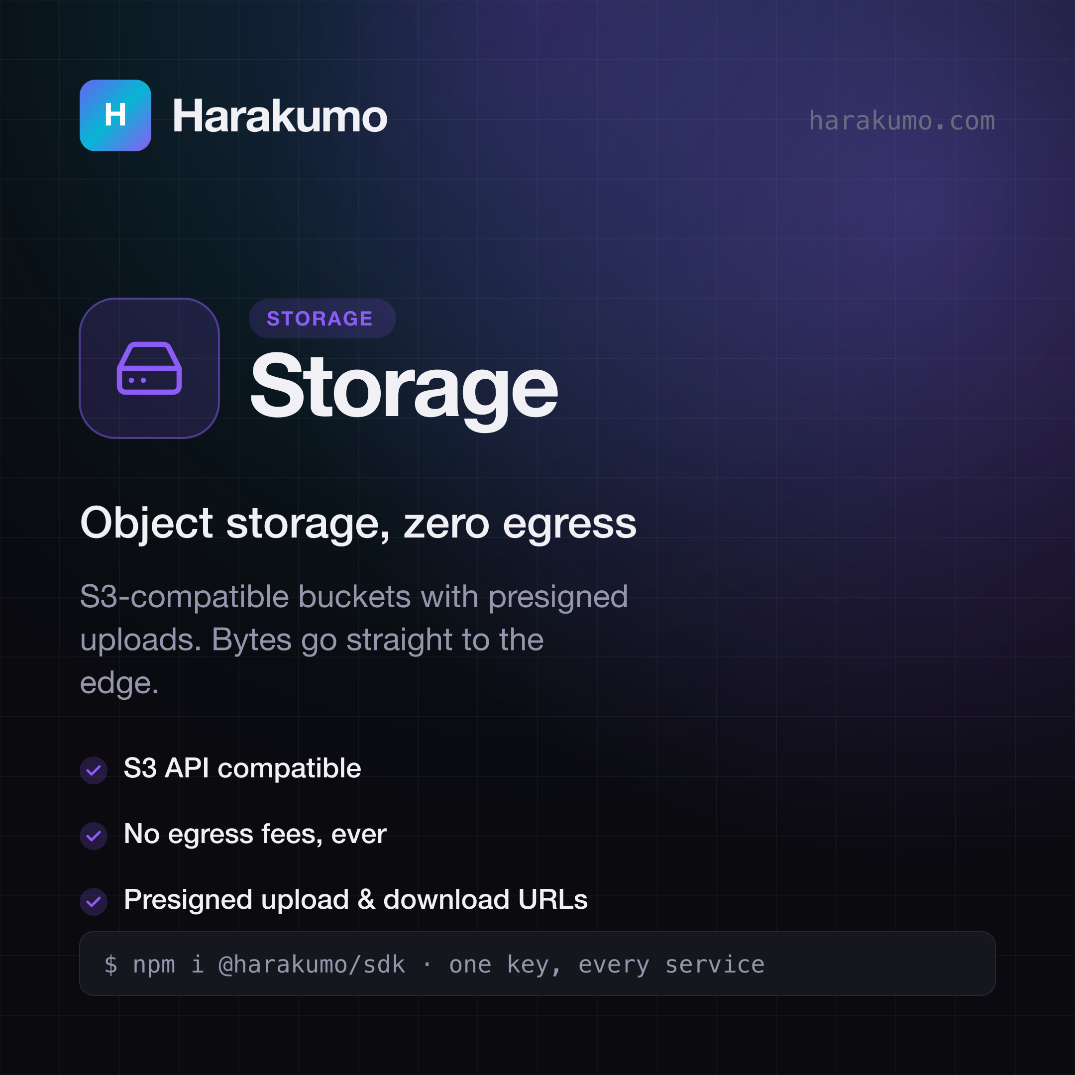 storage